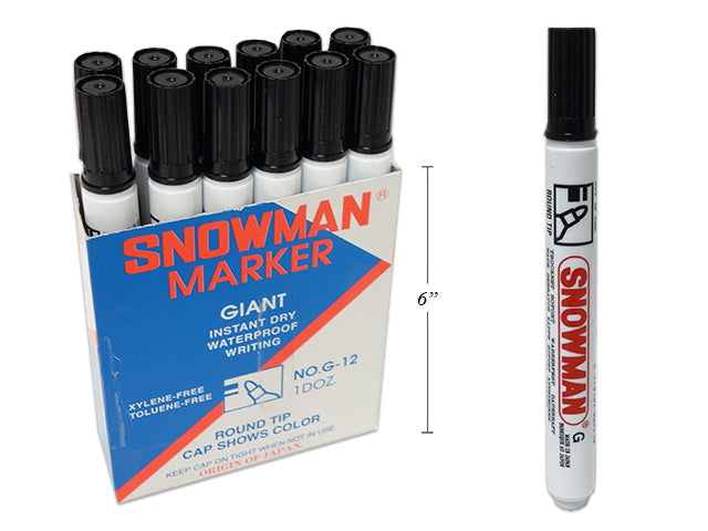 Carton of 12 Showman Brand Maker With Bullet Point