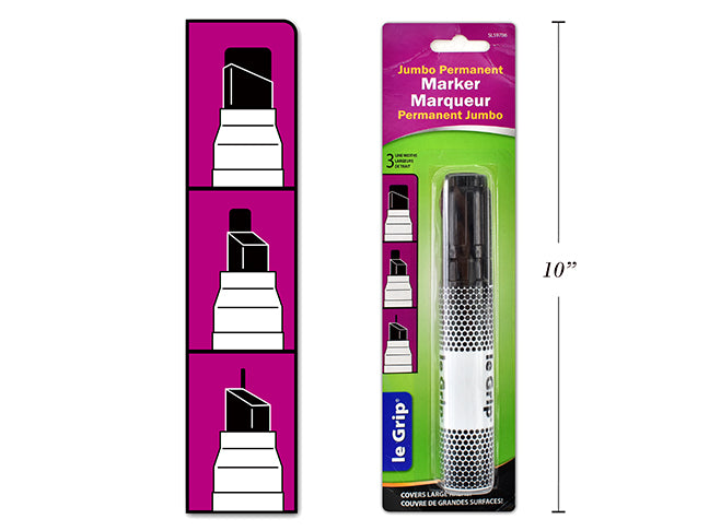 Carton of 12 Line Width Black Jumbo Permanent Marker