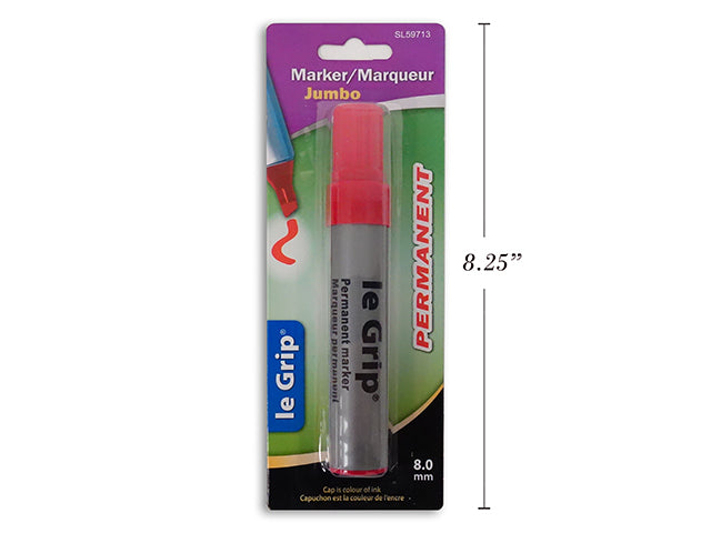 Carton of 12 Red Permanent Jumbo Marker