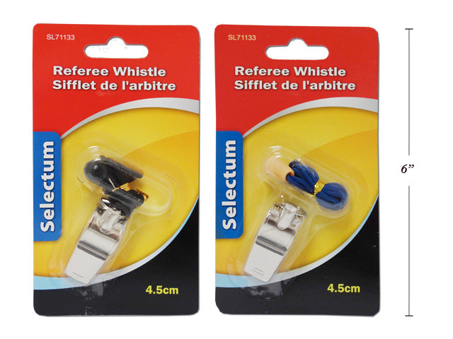 Carton of 24 Metal Whistle With Key Chain