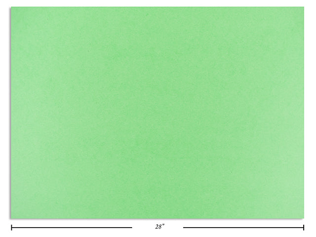 Carton of 50 Bristol Poster Board Green