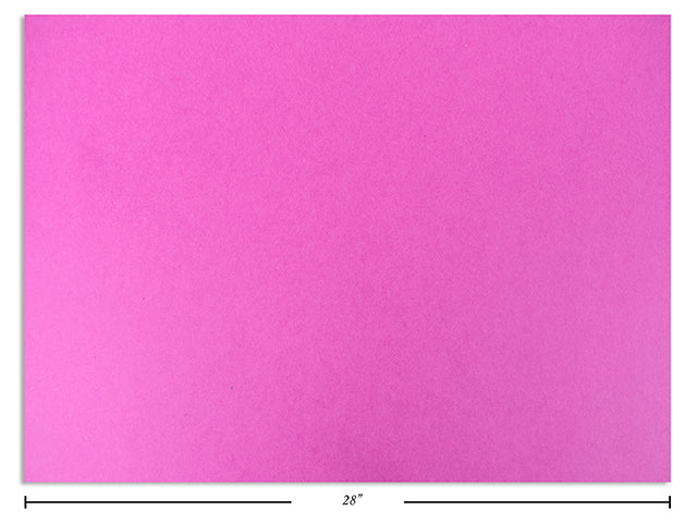 Carton of 50 Bristol Poster Board Magenta