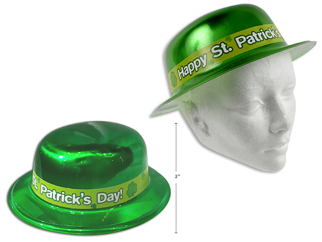 Carton of 24 St Patricks Day Metallic Derby