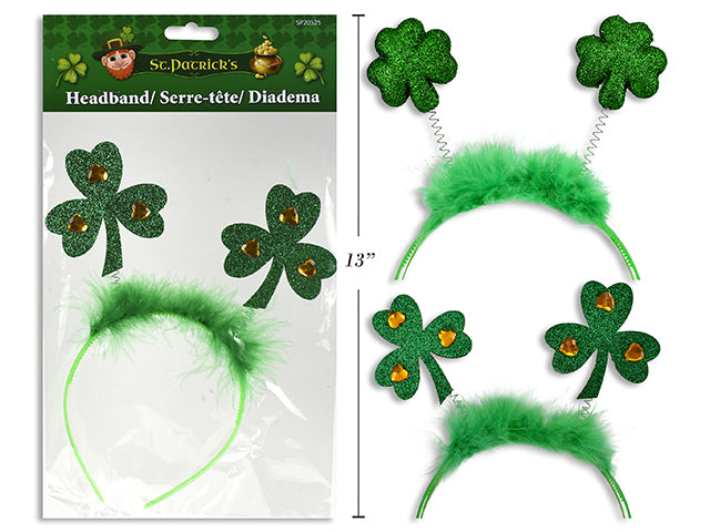 Carton of 24 Shamrock Glitter Head Bopper