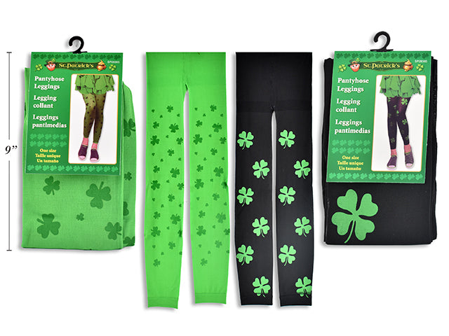 Carton of 24 St Patricks Day Panty Hose Leggings