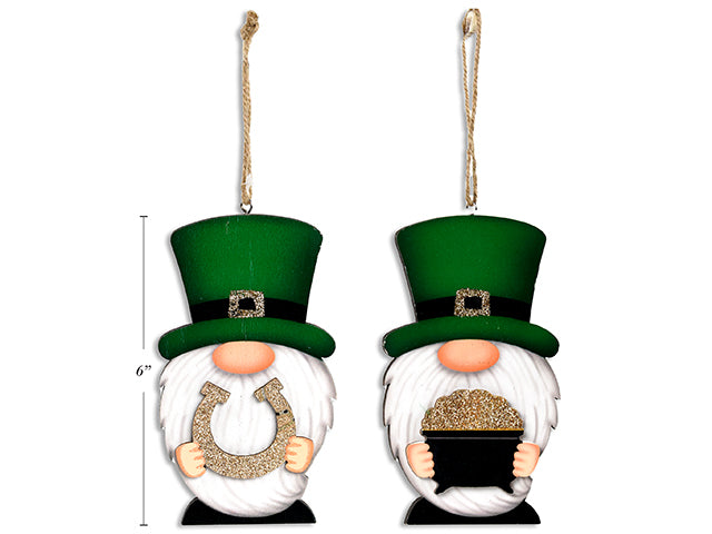 Carton of 24 St Patricks Day Hanging Decoration With Jute Hanger