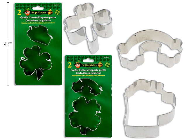 Carton of 24 St Patricks Day Cookie Cutters