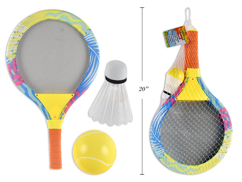 Carton of 12 Super Jumbo Trampoline Racquet Set