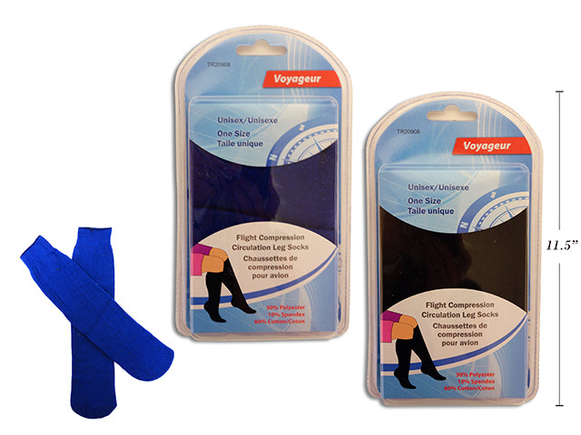 Carton of 24 Flight Compression Circulation Leg Socks