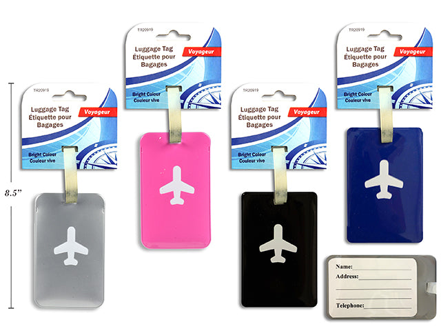 Carton of 24 Pvc Luggage Tag