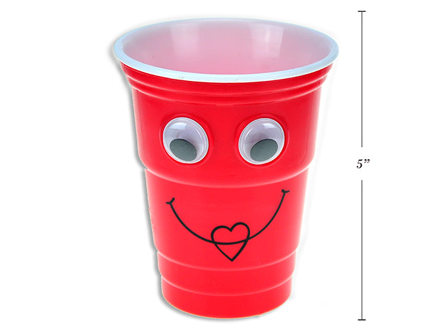 Carton of 36 Goggle Eyes Valentines Cup