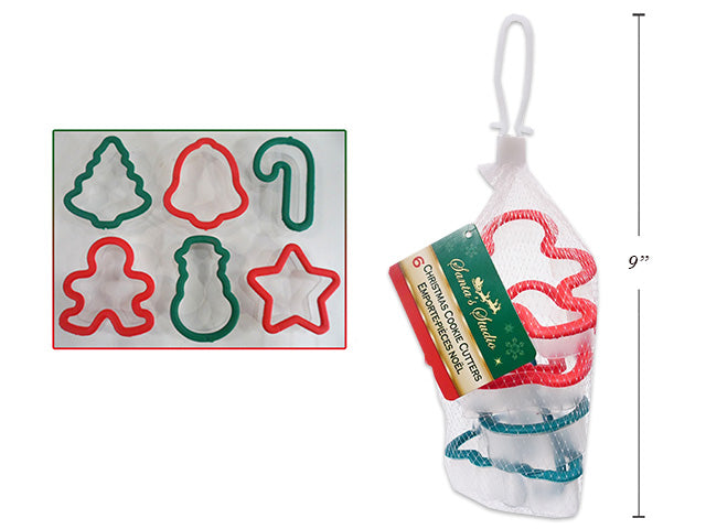 Carton of 24 Christmas Cookie Cutters 6 Pack