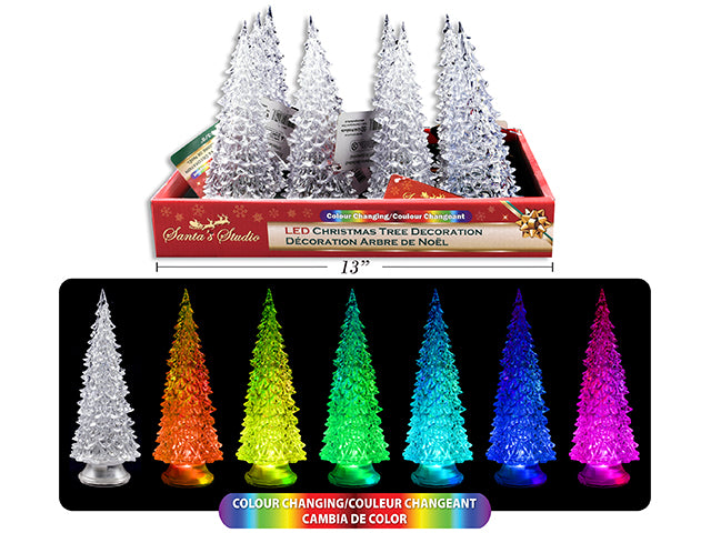 Carton of 24 Color Changing Led Tree Decorations