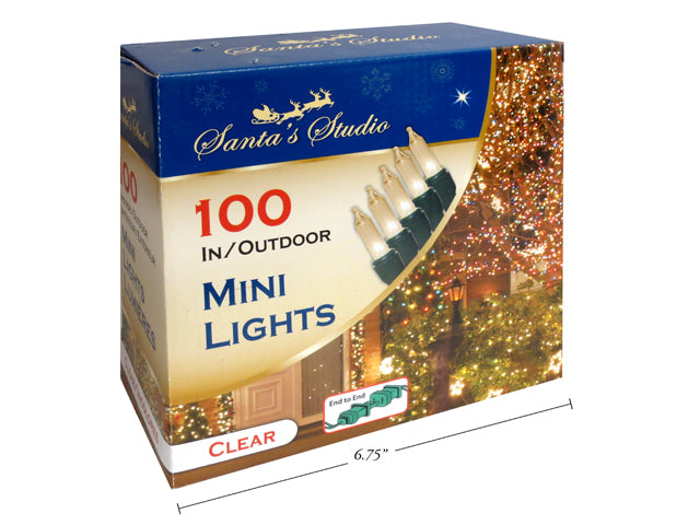 Carton of 12 Mini Outdoor Light 100 Pack