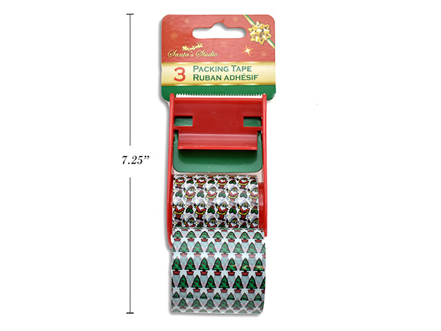 Carton of 24 Christmas Packing Tap With Holder