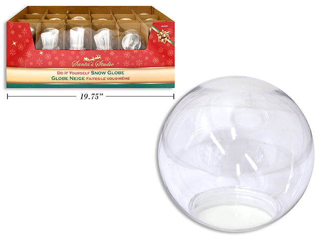 Carton of 36 Do It Yourself Water Snow Globe