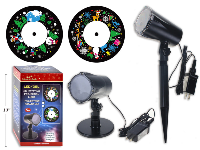 Carton of 8 Christmas Projection Light Show