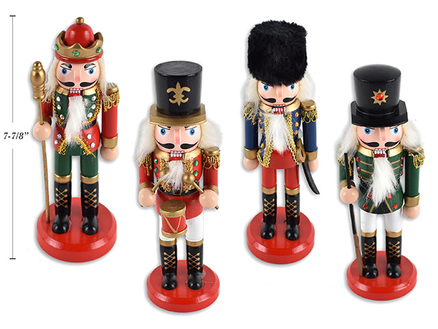 Carton of 12 Traditional Nutcracker With Red Base Medium