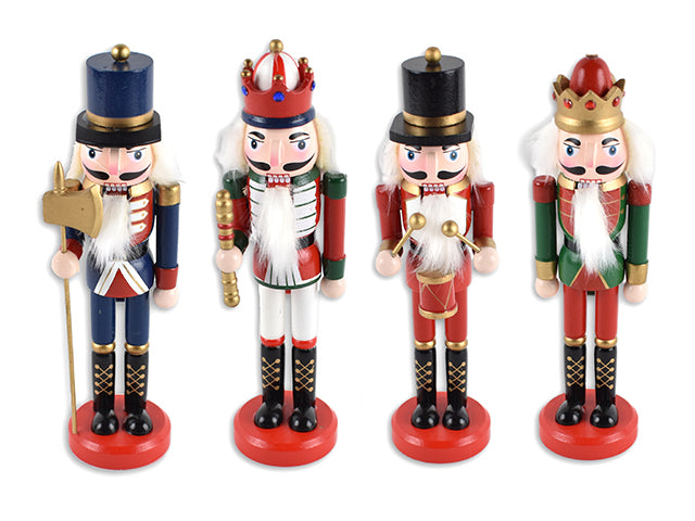 Carton of 12 Traditional Nutcracker With Red Base Large