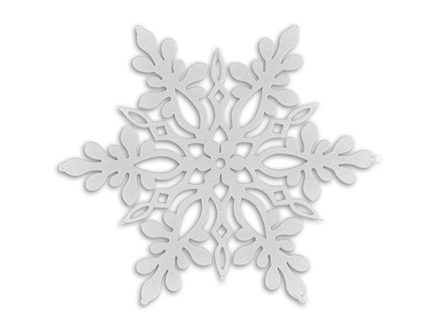 Carton of 12 Christmas Jumbo Snowflake Ornament