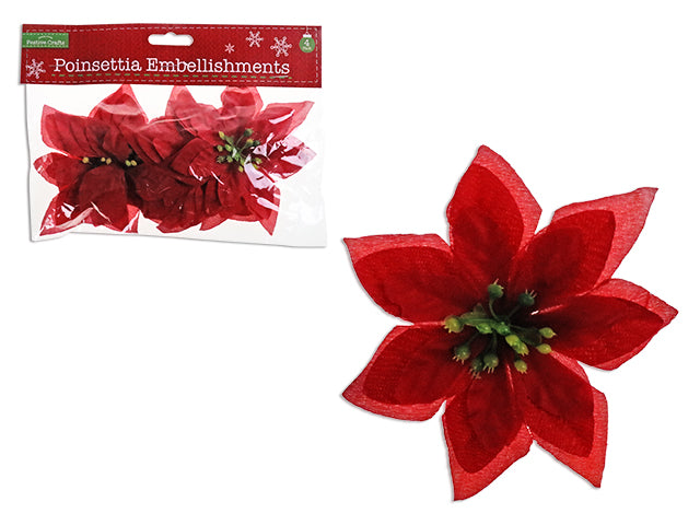 Carton of 24 Christmas Poinsettia