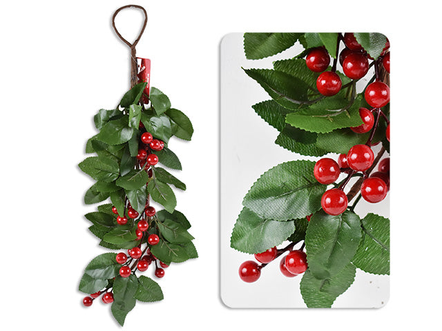 Carton of 24 Christmas Hanging Berries Branch