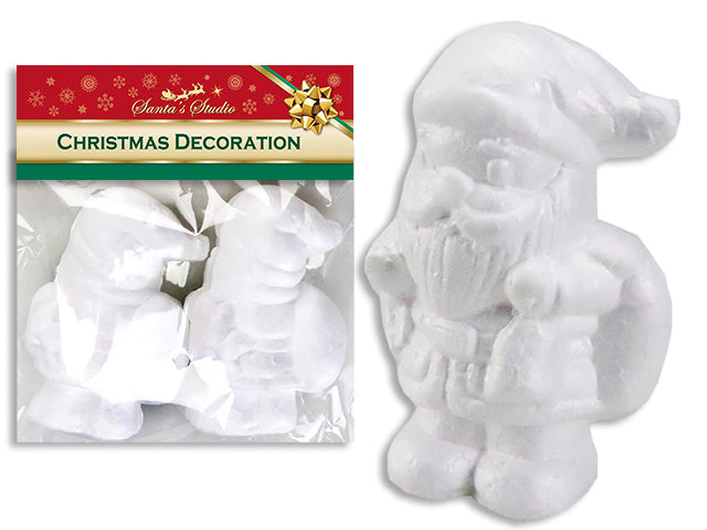 Carton of 24 Christmas Polyfoam Santa