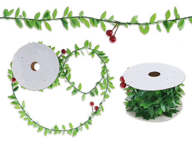 Carton of 24 Christmas Holly Berries Garland