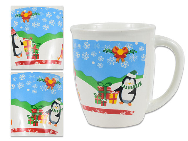 Carton of 12 Christmas Belly Mug