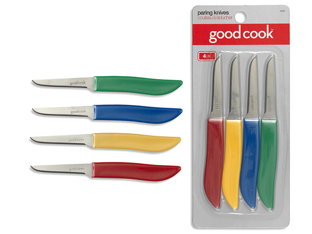 Carton of 12 Quick Paring Knife Set 4 Pack