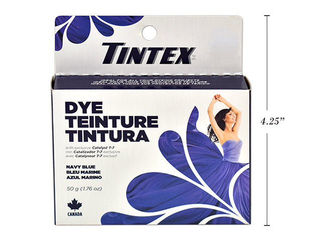 Carton of 24 Tintex Brand Dye Navy Blue