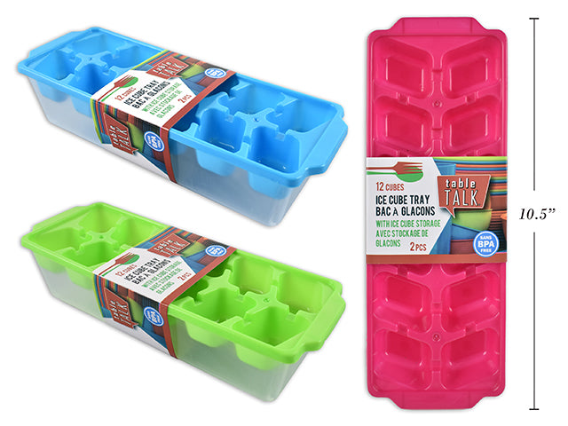 Ice Cube Tray With Cube Storage
