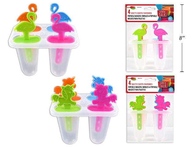 Flamingo Unicorn Handle Ice Pop Makers