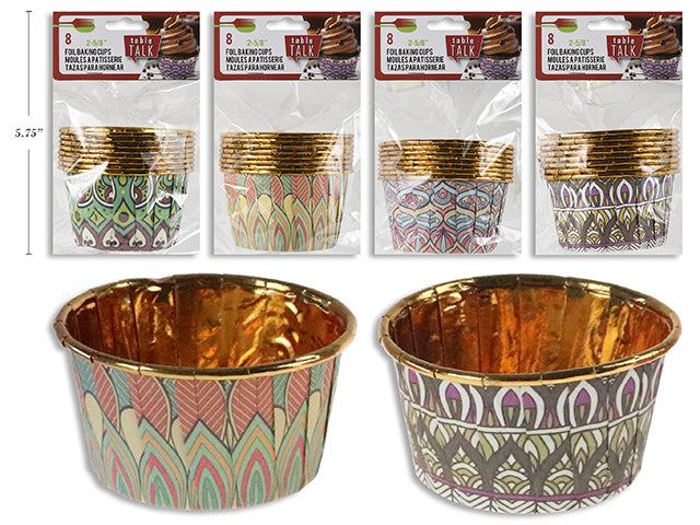 Aztec Designs Foil Baking Cups