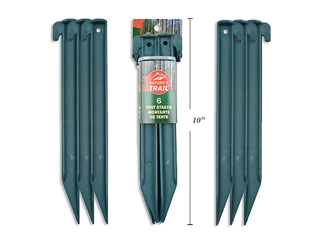 Green Tent Stakes