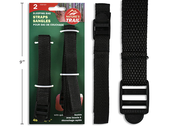 Sleeping Bag Straps With Quick Release