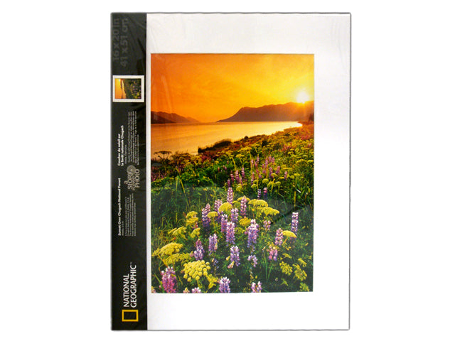 National Geographic Wildflower Sunset Print