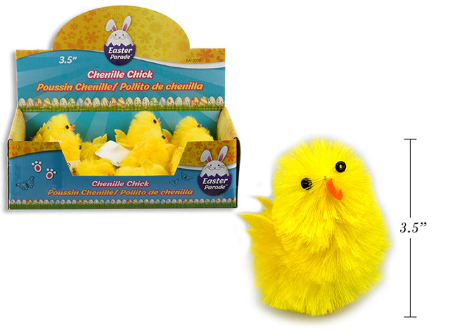 Chenille Easter Chicks In Display