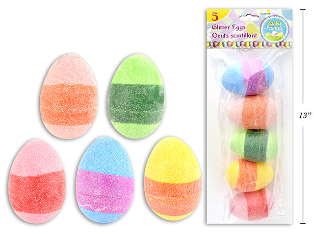 Gradient Glitter Easter Eggs