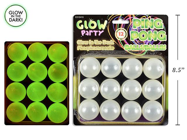 Glow In The Dark Ping Pong Balls