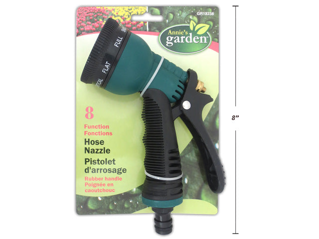 Garden Spray Nozzle With Rubber Grip