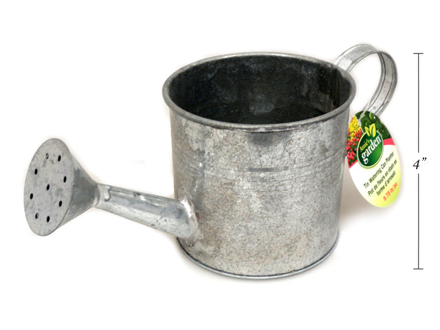 Cottage Decorative Tin Watering Can Planter