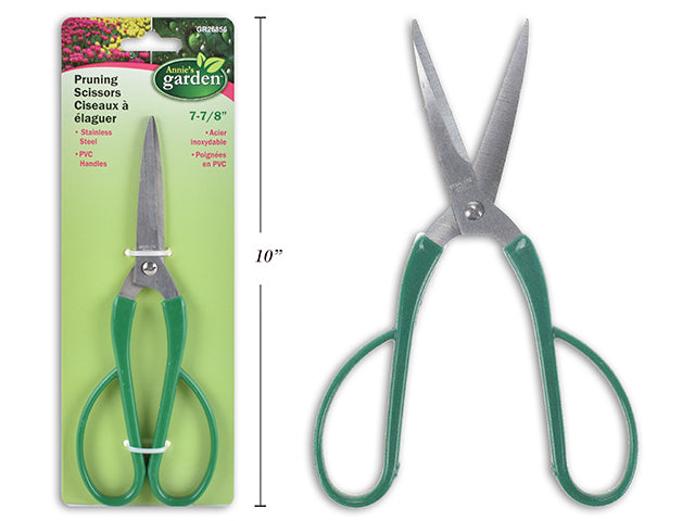 Stainless Steel Needle Nose Garden Pruning Scissors With Handles