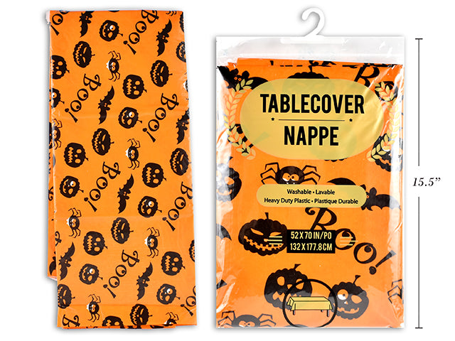 Halloween Tablecloth With Flannel Back