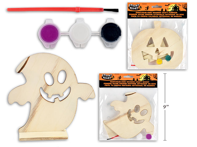 Halloween Paint Your Own Wooden Craft Set