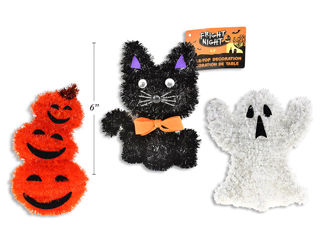 Halloween Tinsel Table Top Hanging Decoration
