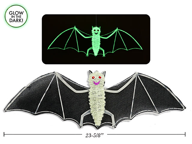 Halloween 2 Tone Hanging Tinsel Bat