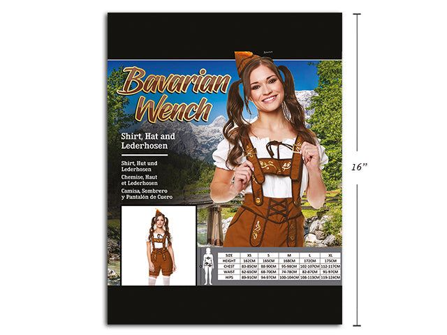 Bavarian Girl Ladies Costume