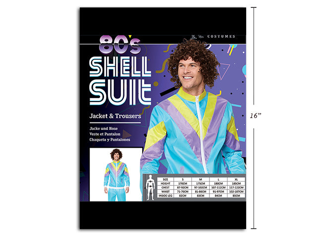 Shell Suit Mens Costume