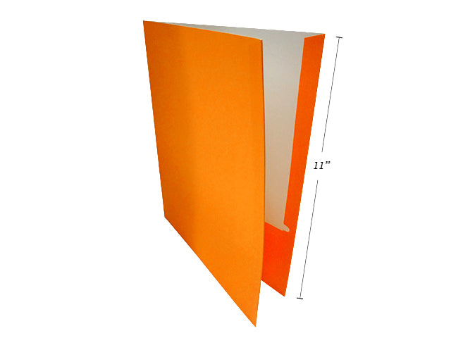 Letter Size Pocket Portfolios Orange